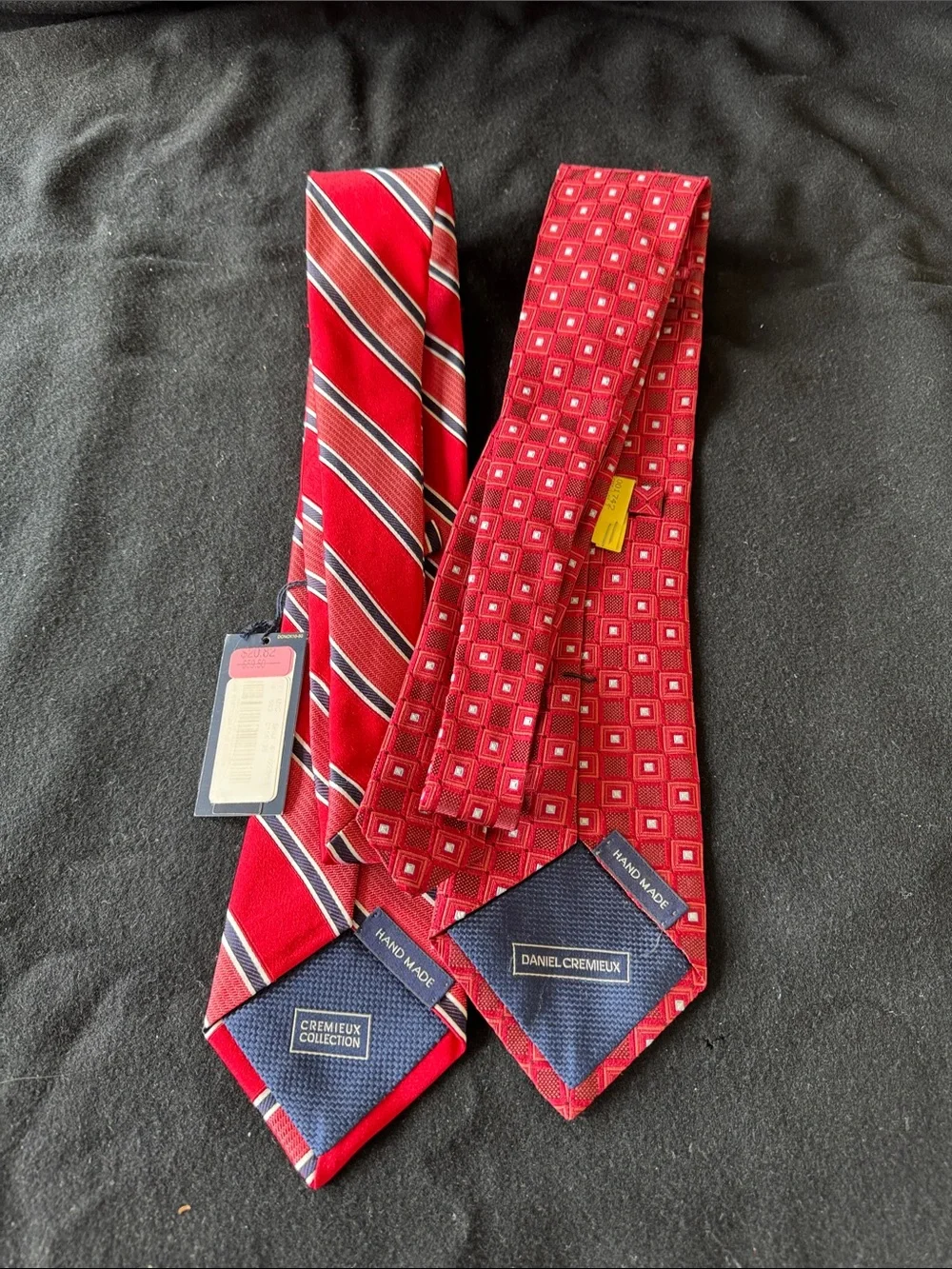 Daniel Cremieux Red Patterned & Striped Neckties